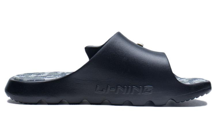 Li-Ning LNBB Slides 'Black Camo' ABTS003-4