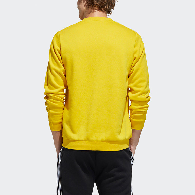 adidas neo M Ssfv1 Sweat Casual Round Neck Pullover Sports Yellow H52975