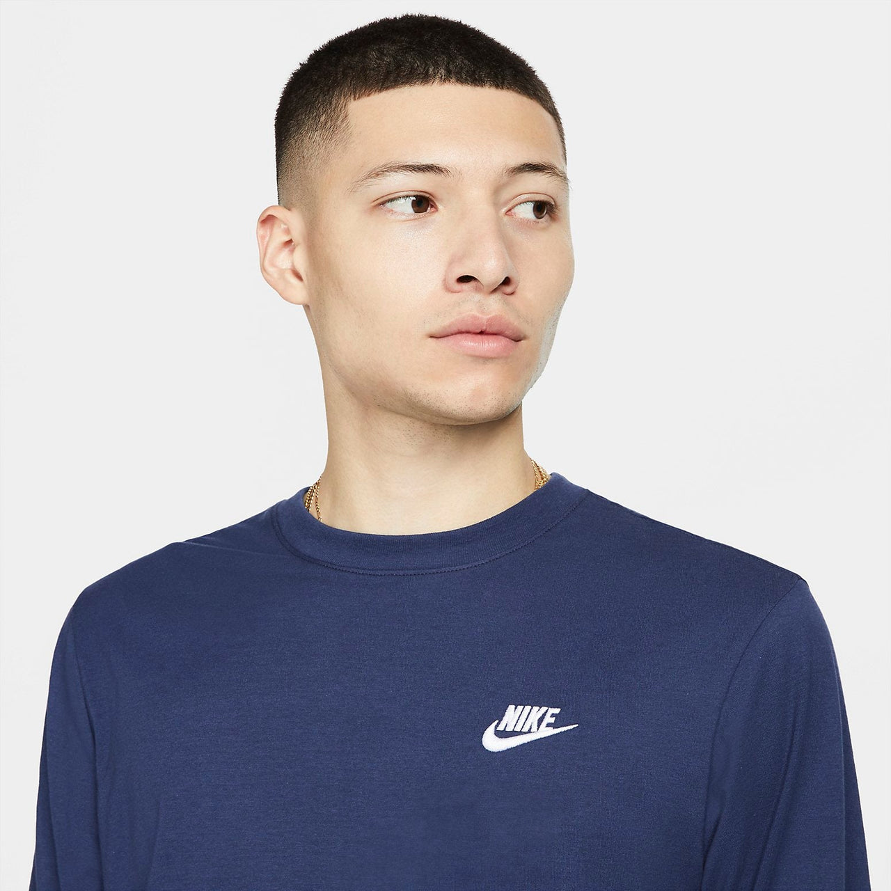 Nike Sportswear Club Long-Sleeve T-Shirt 'Blue' AR5193-410