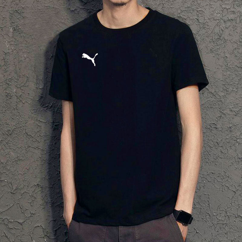PUMA Essential Regular Fit Logo Printed T-Shirt 'Black' 656578-03
