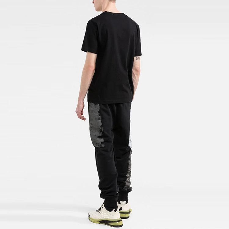 Off-White SS22 Logo Printing Short Sleeve Black OMAA027C99JER0041001