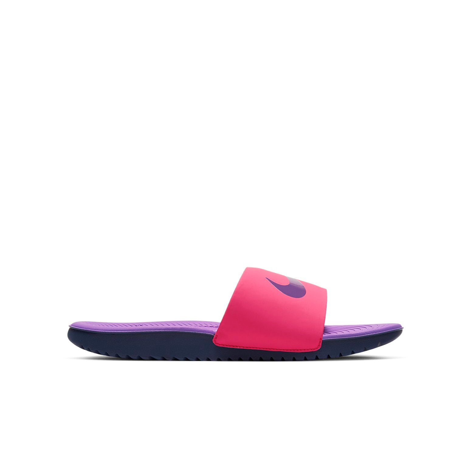 (GS) Nike Kawa Purple Pink Slippers 'Pink Purple' 819352-603