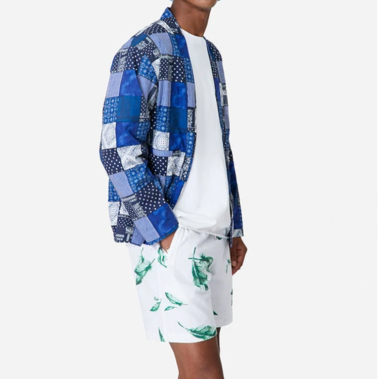 KITH Hardaway Seersucker Short 'White Green' KH6351-101