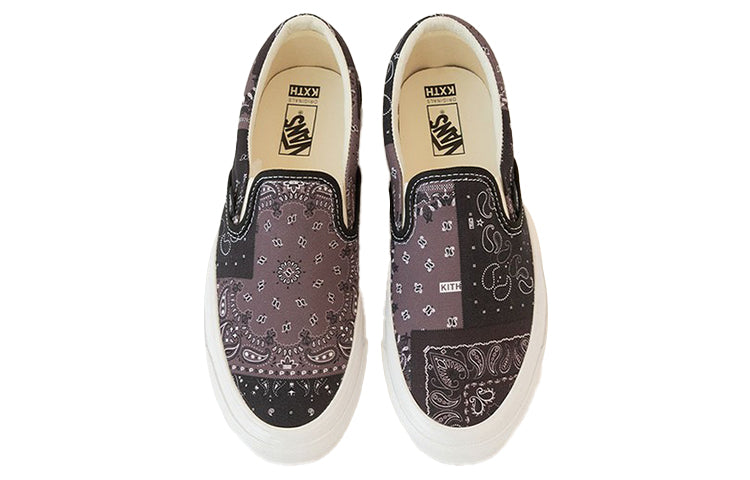 Vans Kith x Vault OG Classic Slip-On LX 'Bandana - Moonless Night' VN0A45JK6CH