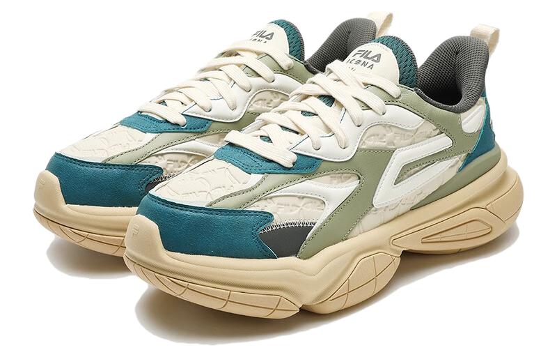 FILA NUCLEO ICONA Chunky Sneakers 'White Green Teal' F12M343103FWD
