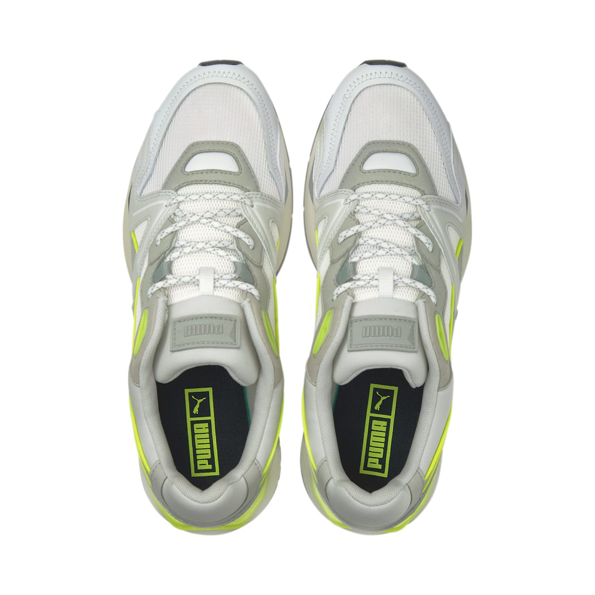PUMA Mirage Mox White Running Shoes Grey 'White Light Gray' 382521-02