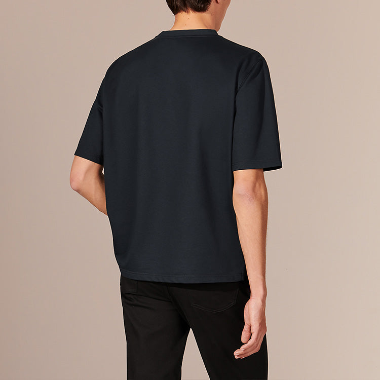 HERMES Cortex Embroidered T-Shirt 'Navy Blue' H167565HA01