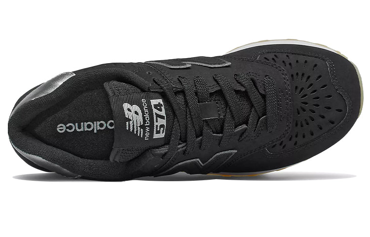 (WMNS) New Balance 574 'Black Dark Silver Metallic' WL574SCP