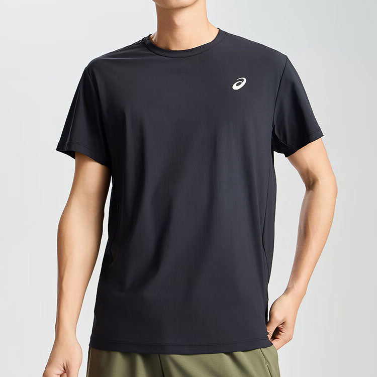 ASICS Short Sleeved Running Top Asia Sizing 'Performance Black' 2011D073-001