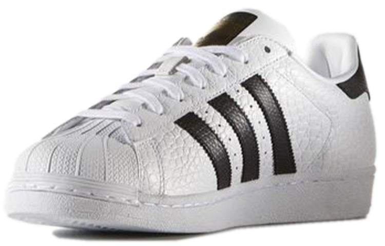 adidas originals Superstar Lightweight Cozy Skate Shoes White Black Unisex 'Black White' S75157