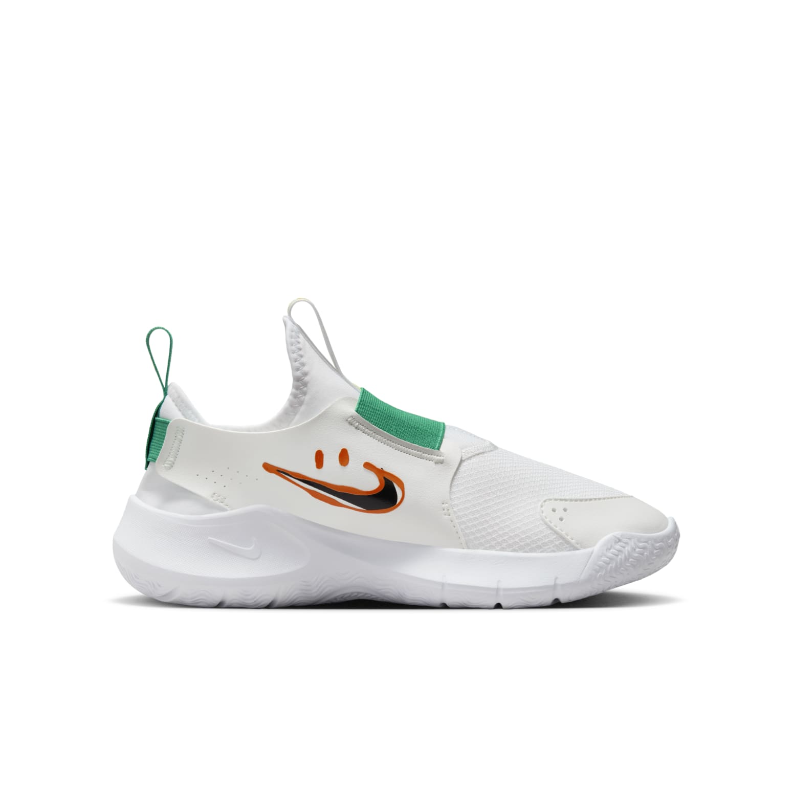 (GS) Nike Flex Runner 3 'White Sport Green Fluorescent Yellow' HF5745-101