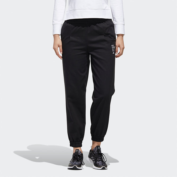(WMNS) adidas STY WV NEW PT Sports Stylish Pants Black GF0117
