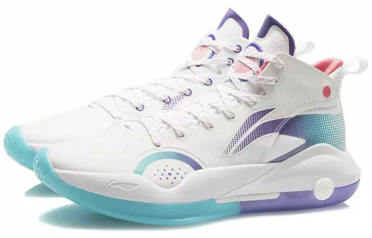 Li-Ning Yushuai 15 'White Purple Turquoise' ABAR043-1