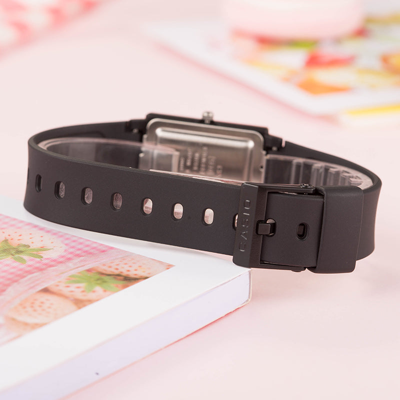 Casio Retro Fashion Analog Cube Watch 'Black' MQ-27-7BJH