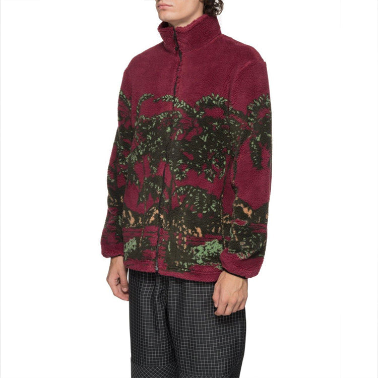 Men's Stussy Jacquard Stand Collar Jacket 118328