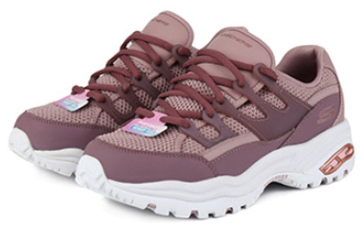 (WMNS) Skechers D'Lites Low-Top Daddy Shoes Pink 66666253-MVE
