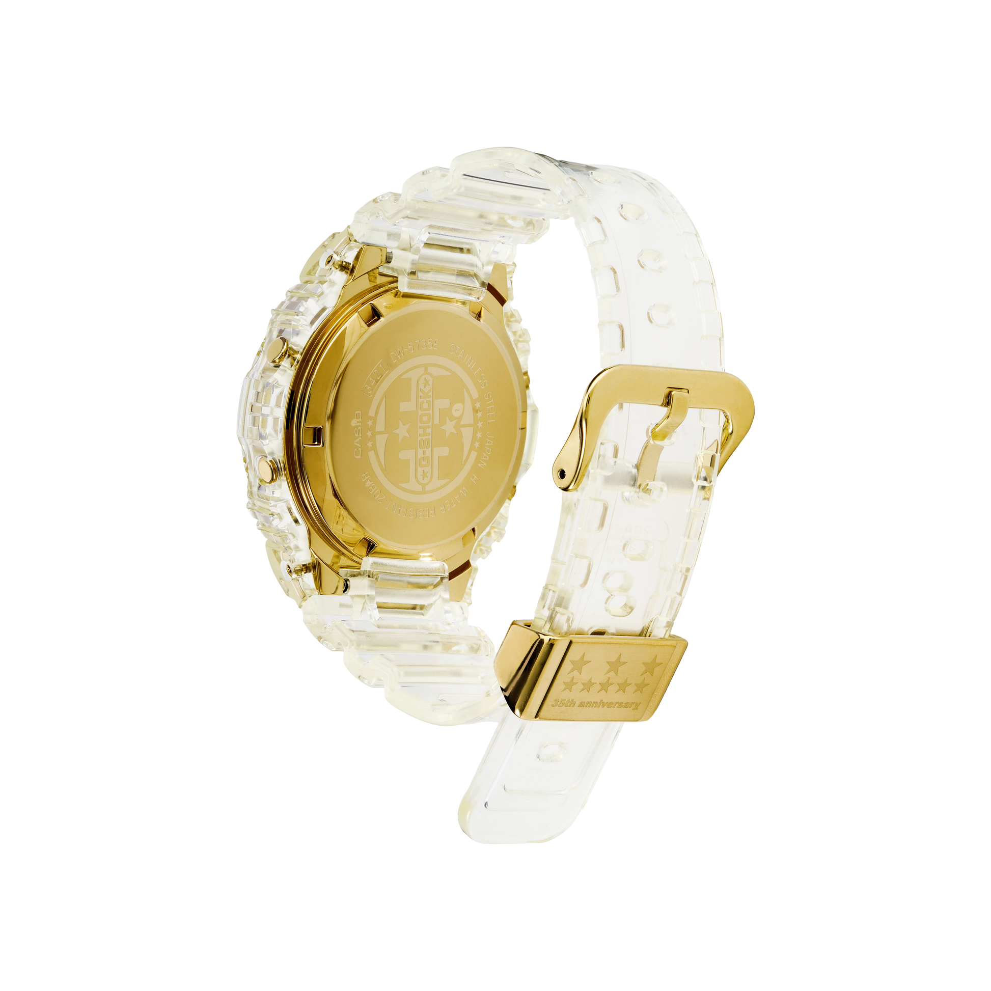 CASIO G-Shock Digital 'Translucent Gold' DW-5735E-7