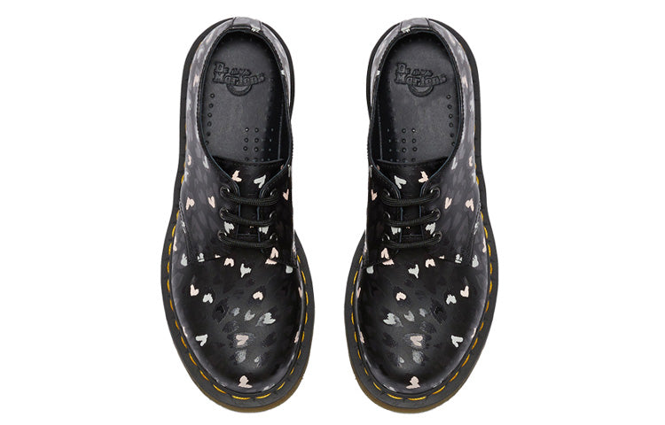 Dr. Martens 1461 Leather Heart Printed 'Black' 25484001