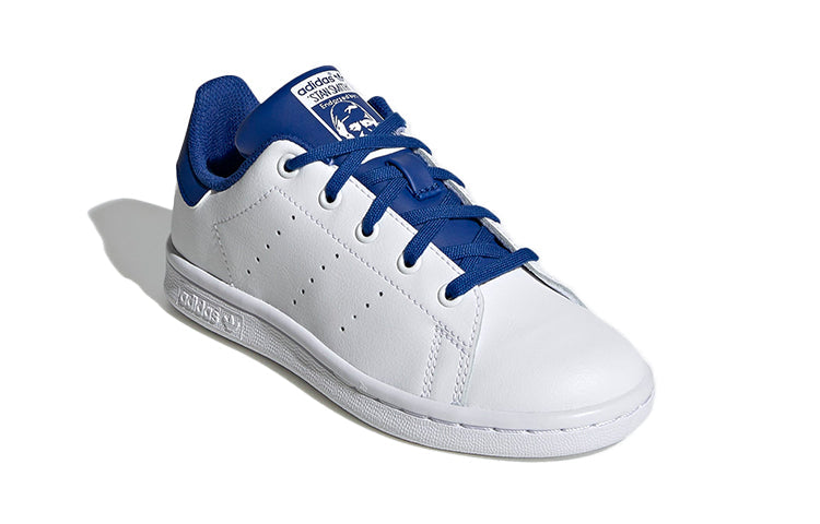 (GS) adidas originals Stan Smith J 'White Royal Blue' FW4490