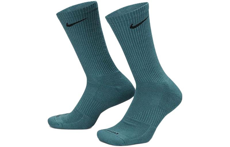 Nike Everyday Plus Cushioned Training Crew Socks (3 Pairs) 'White Red Green' FB9948-904