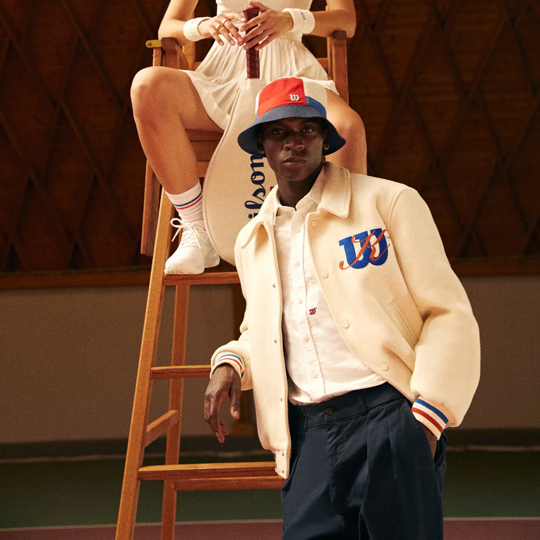 KITH For Wilson Sweater Cardigan 'Seedpearl' W91M314406WBGF