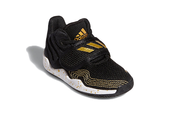 (TD) adidas Deep Threat I 'Black Gold Metallic Splatter' FX7228