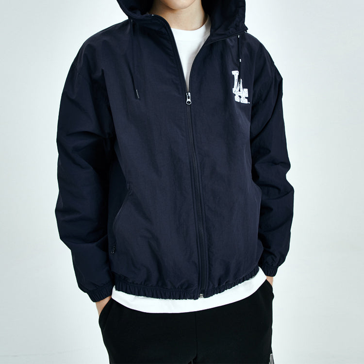 MLB Unisex LIKE Series Windblocker Jacket Blue 31JP09031-07N