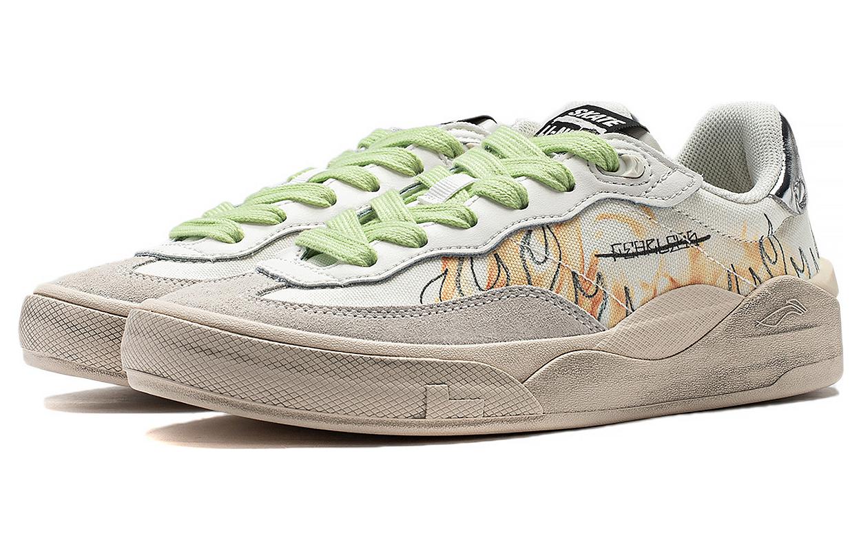(WMNS) Li-Ning Skate General 'White Graffiti' AEPSA50-7