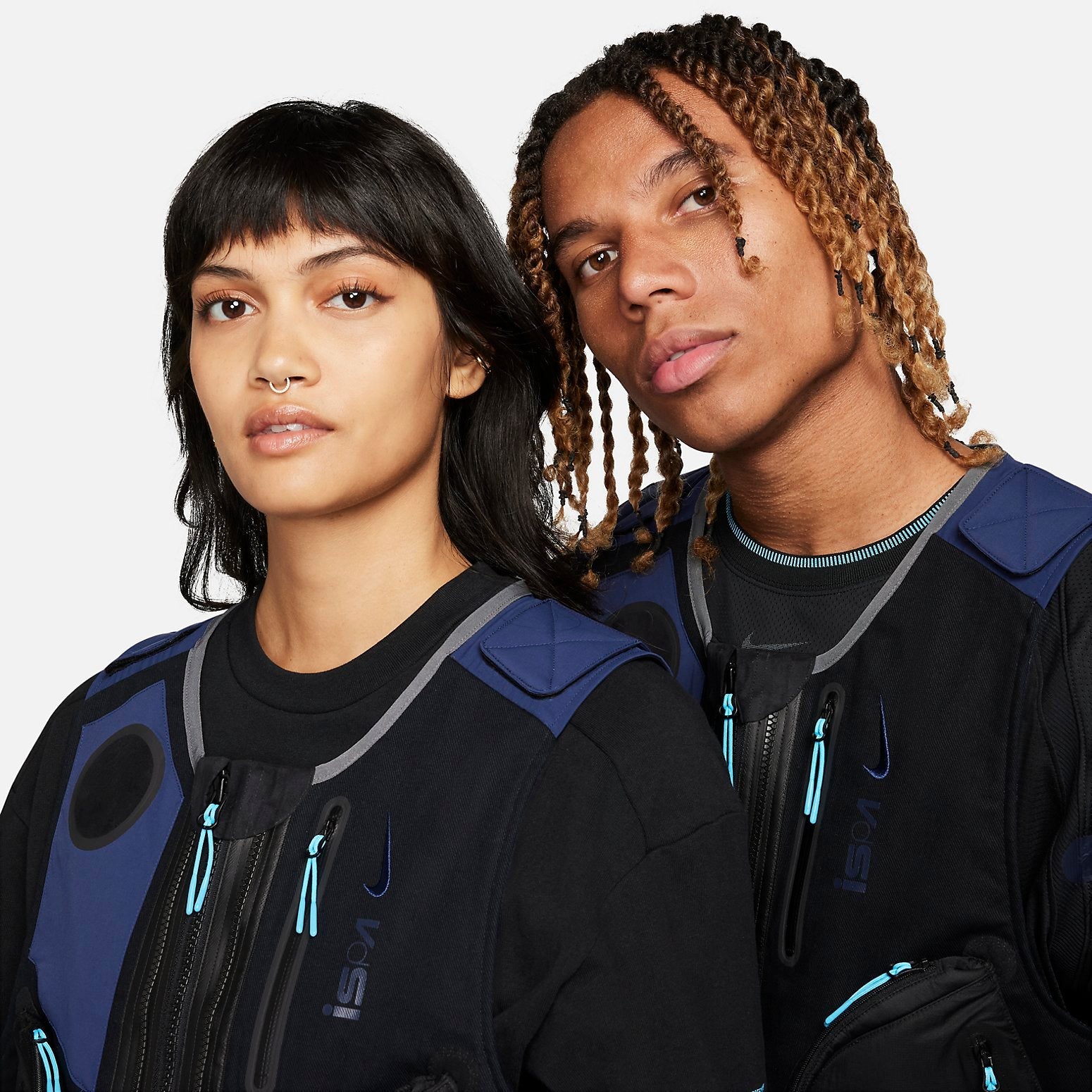 Nike ISPA Gilet 2.0 Vest Asia Sizing 'Black Midnight Navy' FB2376-010
