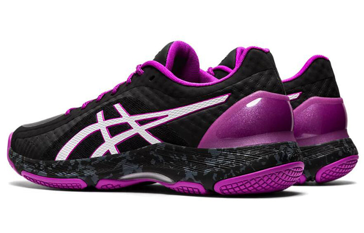 (WMNS) ASICS Netburner Super FF Running Shoes Black/Purple 1072A014-004