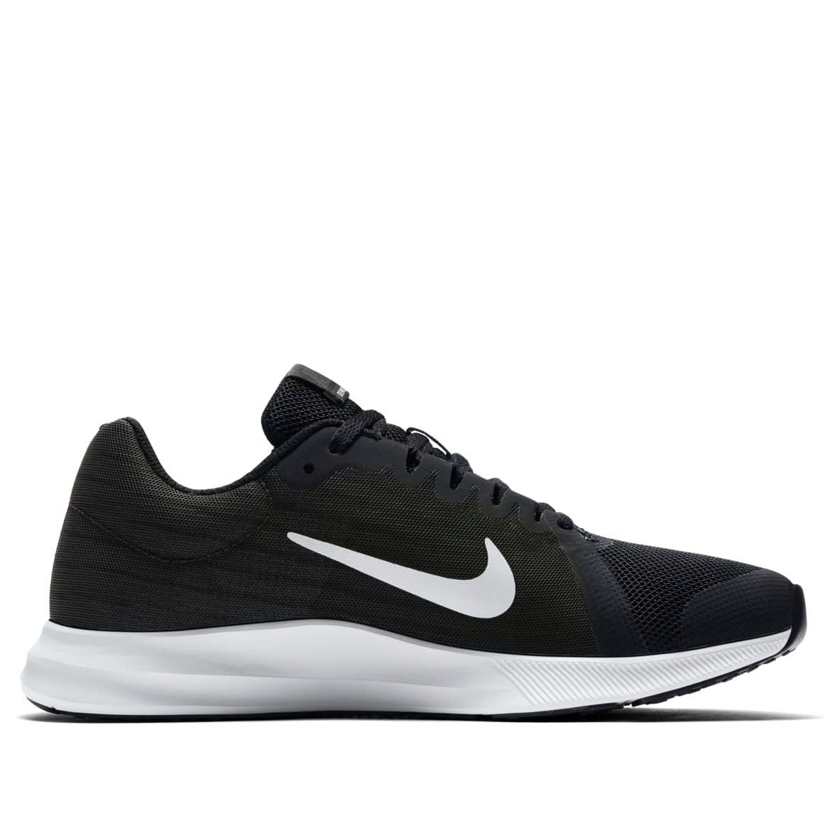 (GS) Nike Downshifter 8 Low-Top Black/White 922853-001