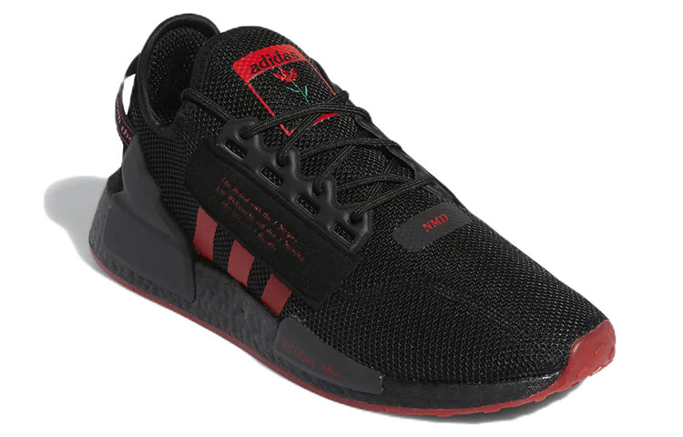 adidas NMD_R1 V2 Shoes 'Core Black / Vivid Red' GY2071
