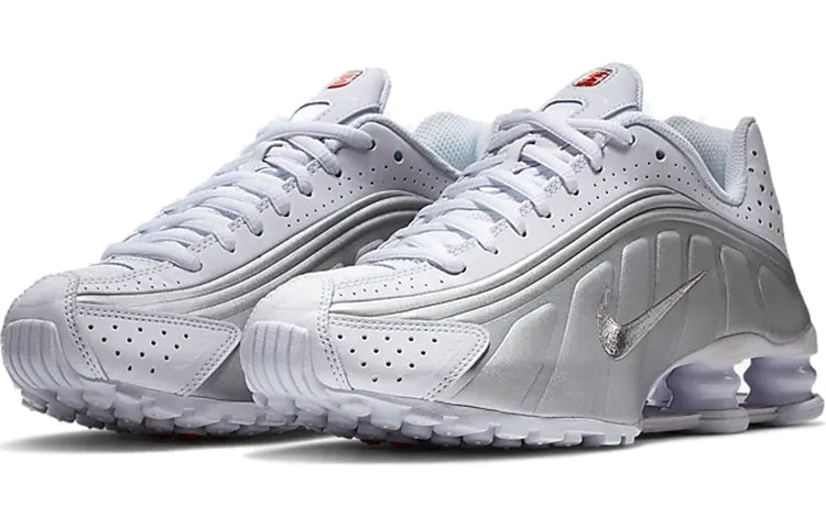 (GS) Nike Shox R4 'White Metallic Silver' BQ4000-100