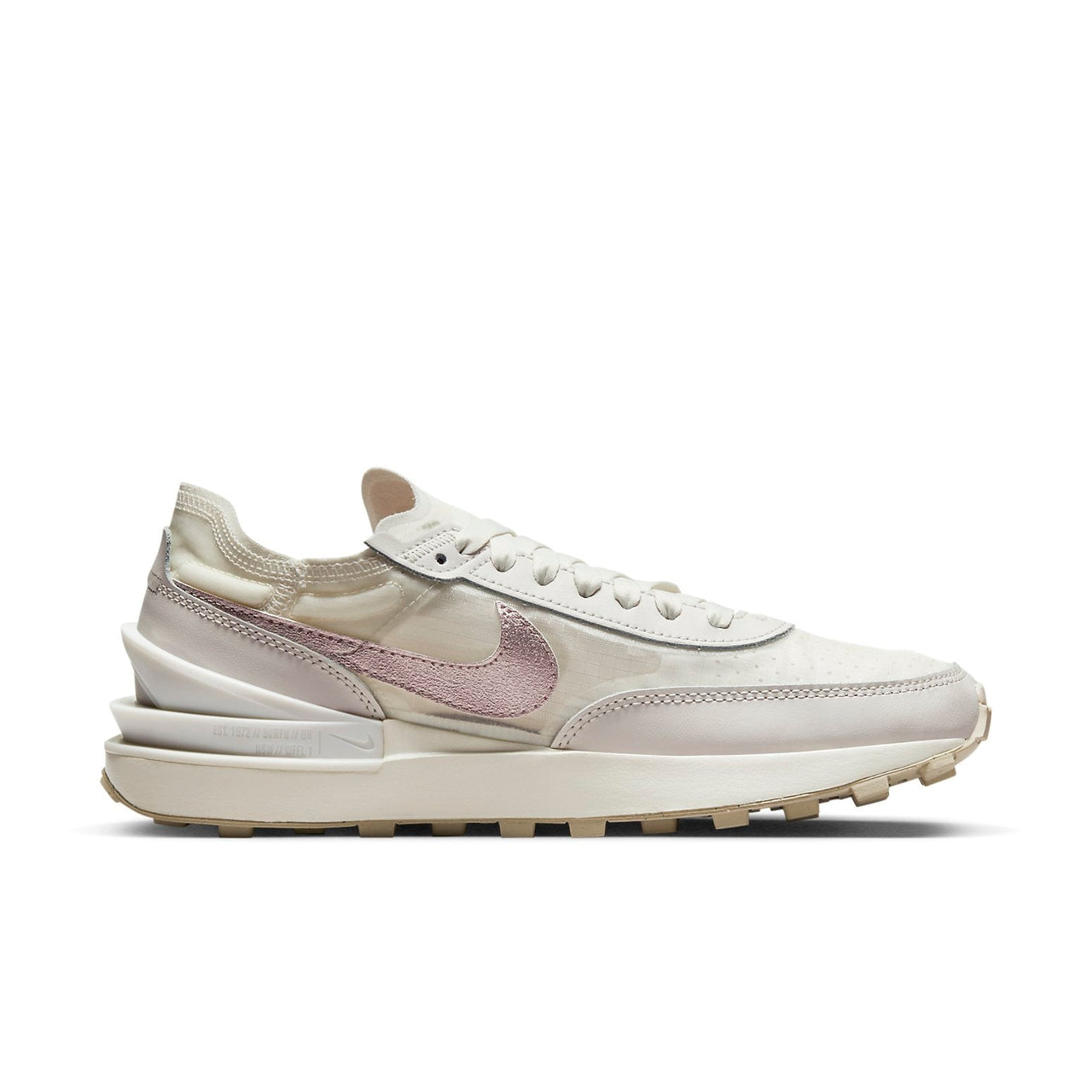 (WMNS) Nike Waffle One Essentials 'Oxford pink' FB1298-101