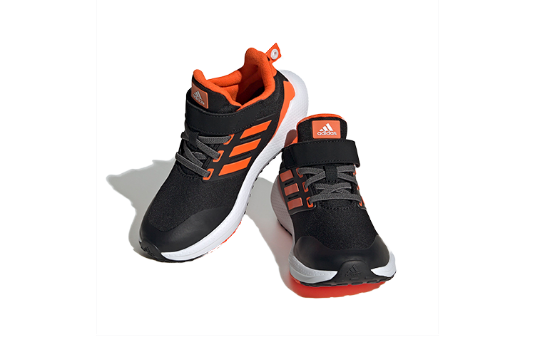 (PS) adidas EQ21 Run 2.0 Elastic Lace 'Black Impact Orange' GZ2307