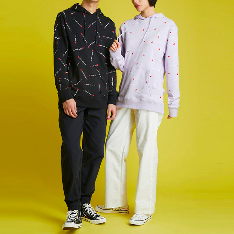 (WMNS) Converse V Day Hoodie Asia Sizing 'Purple' 10022411-A02