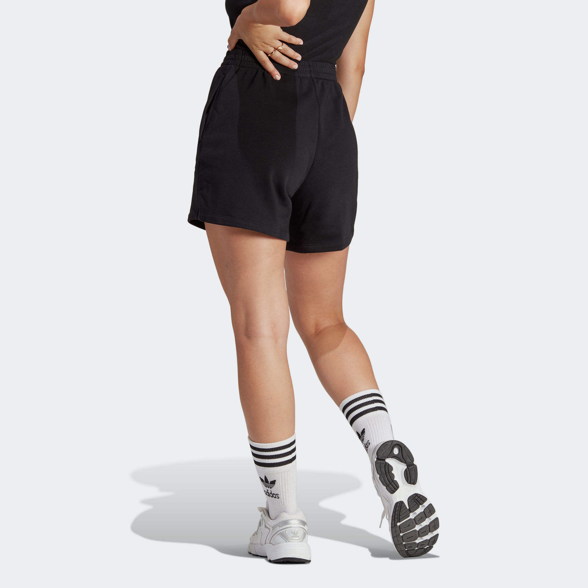 (WMNS) adidas Adicolor Essentials French Terry Shorts 'Black' IA6451