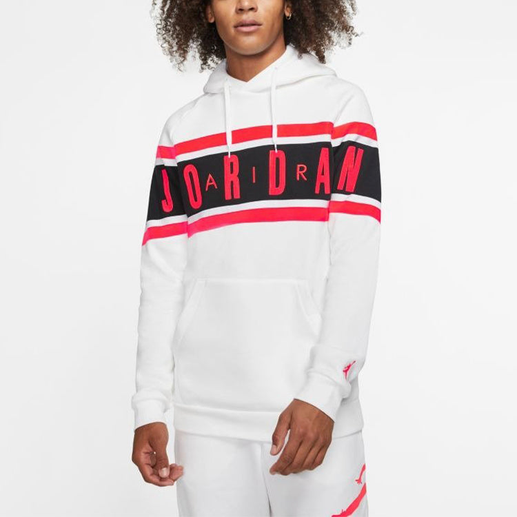 Air Jordan Air Fleece Pullover Long Sleeves White BQ5651-100