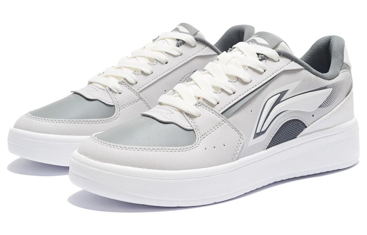 Li-Ning Lifestyle Sneakers 'White Grey' AGCS253-4