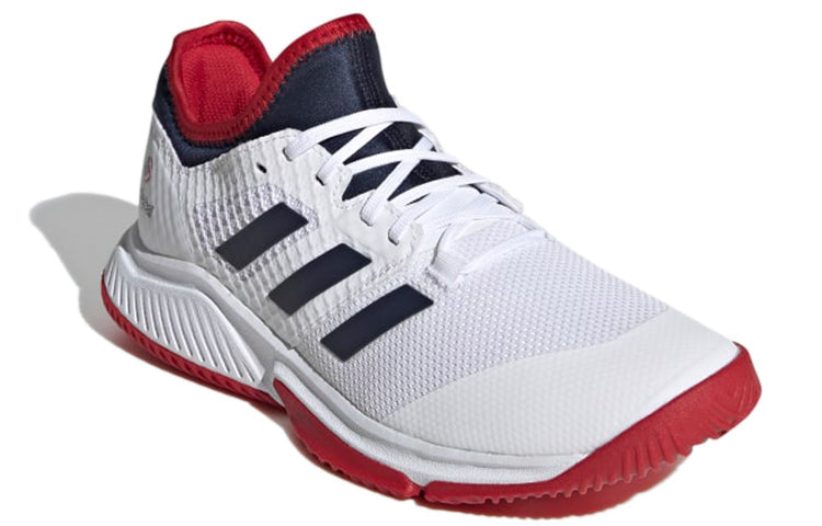 (WMNS) adidas Court Team Bounce Shoes White/Blue EF2639