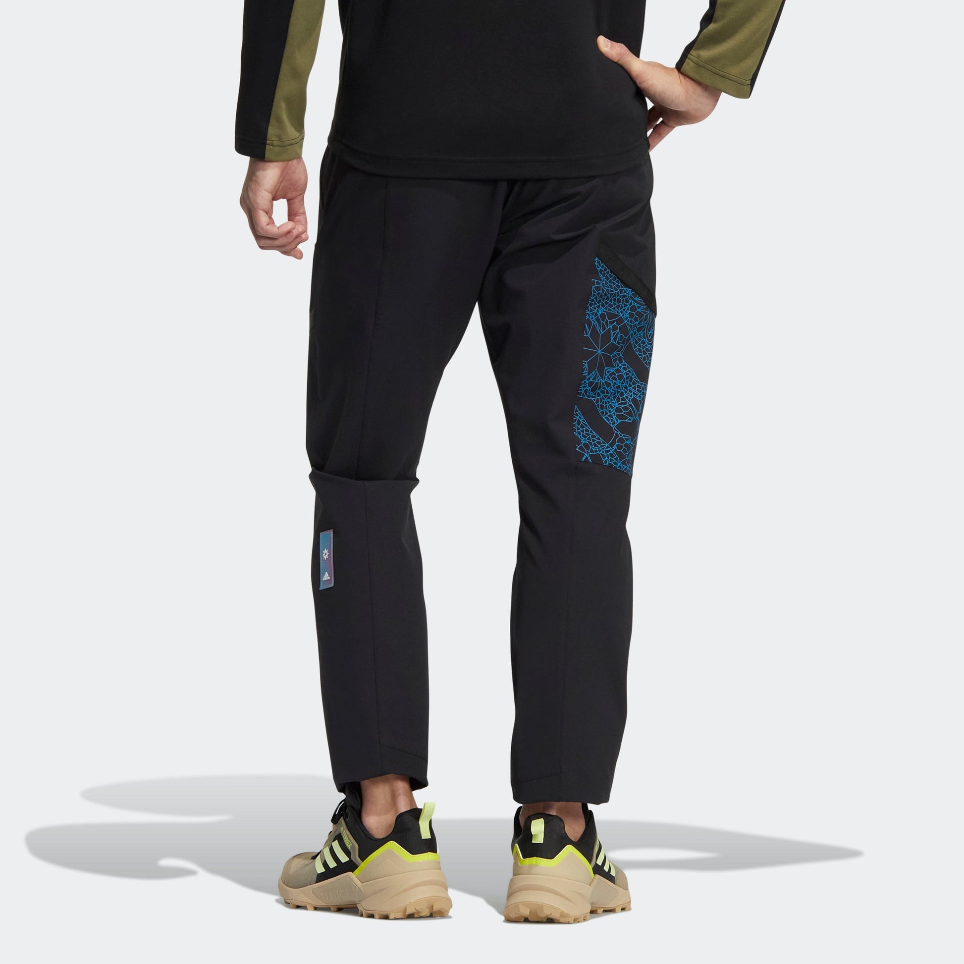 Men's adidas Winter Softsh P Outdoor Sports Pants/Trousers/Joggers Black HC0286