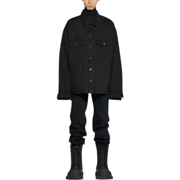 Balenciaga Oversized Jacket 'Black' 724649TNW401105