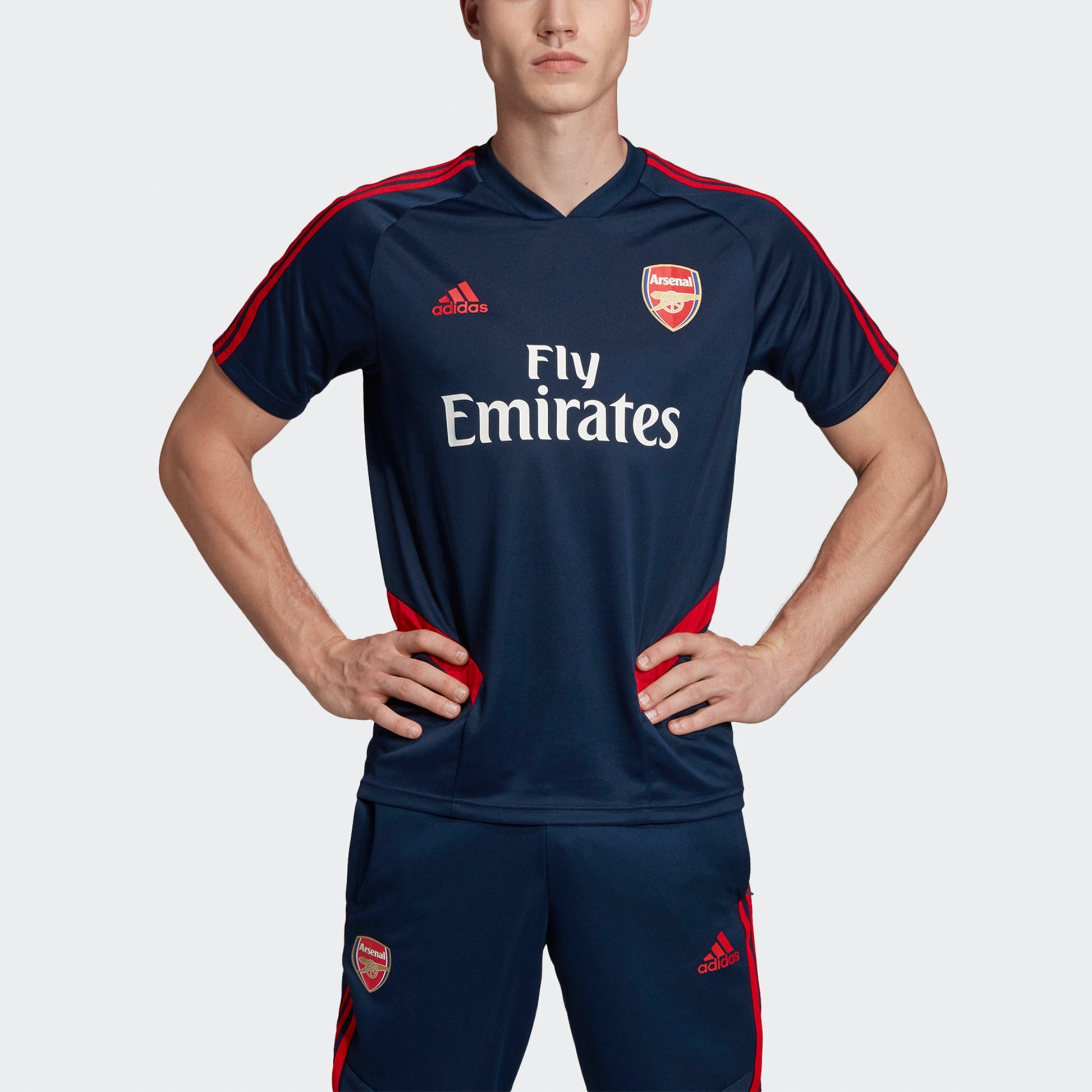 adidas Arsenal TR Jersey 'Navy Blue Red' EH5700