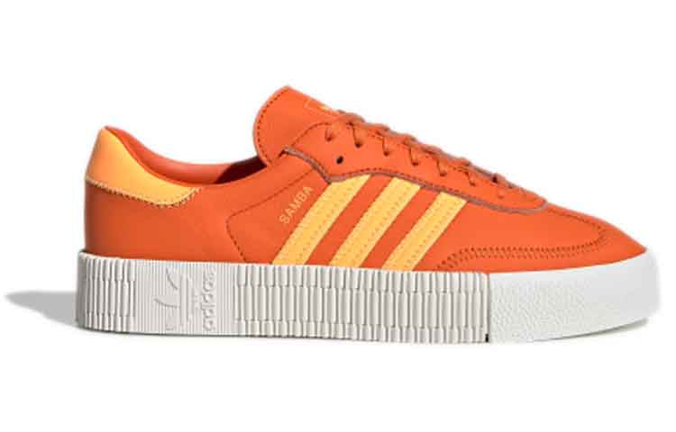 (WMNS) adidas Sambarose W 'Orange White' EE7046