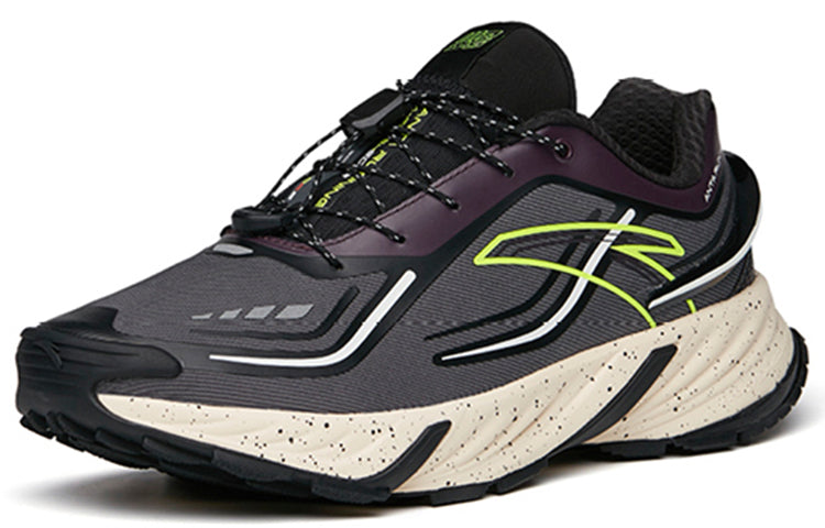 ANTA Running Series Sneakers 'Grey Black Purple' 112145525-3