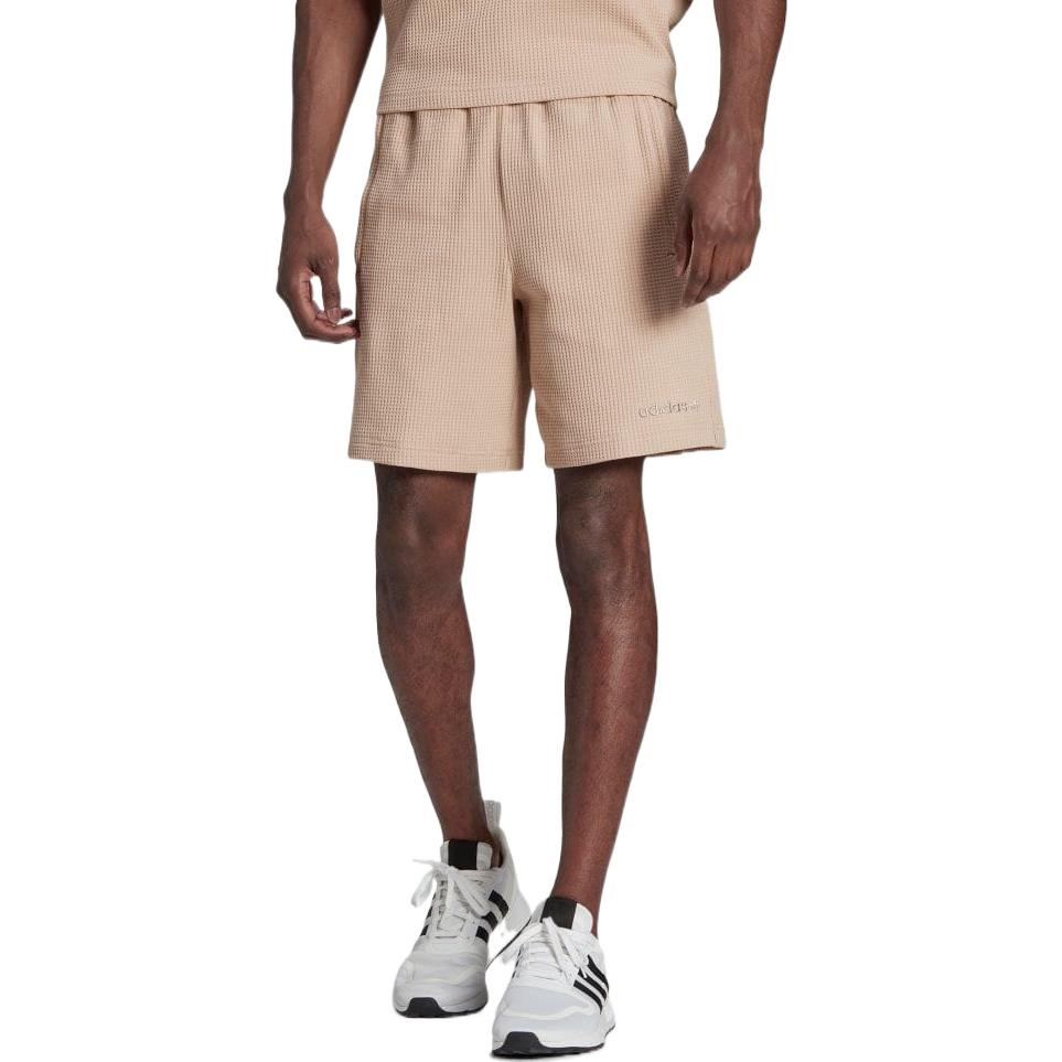 Men's adidas SS22 Solid Color Logo Label Shorts Gray Pearl HP0445