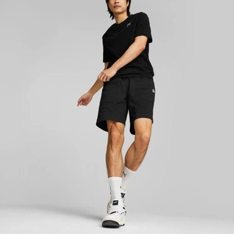 PUMA Logo Downtown Shorts 'Black' 537728-01