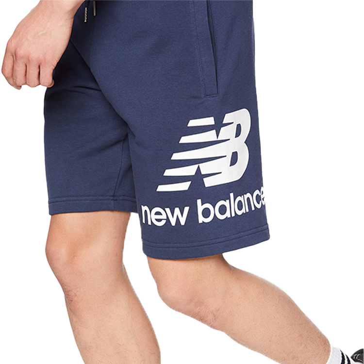 New Balance Logo Print Athletic Shorts Asia Sizing 'Blue White' AMS01512-NGO