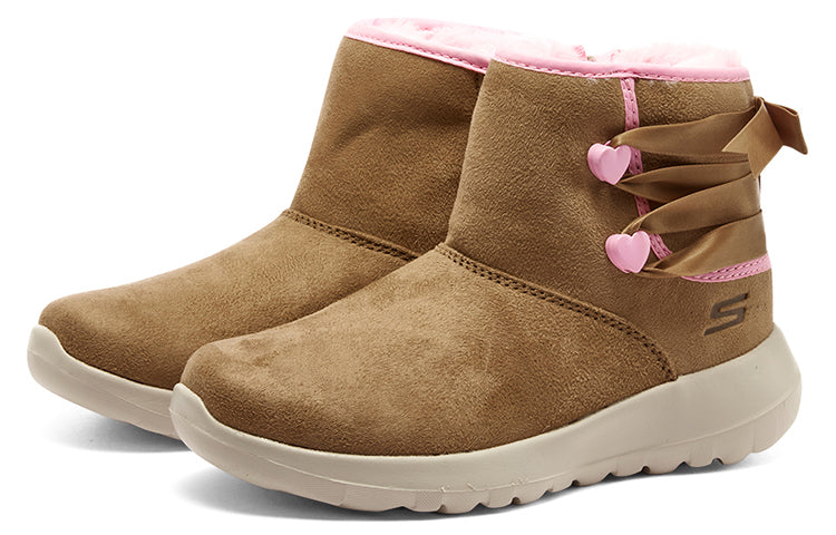 (GS) Skechers Go Walk Joy Boots 'Tan' 302921L-CSNT