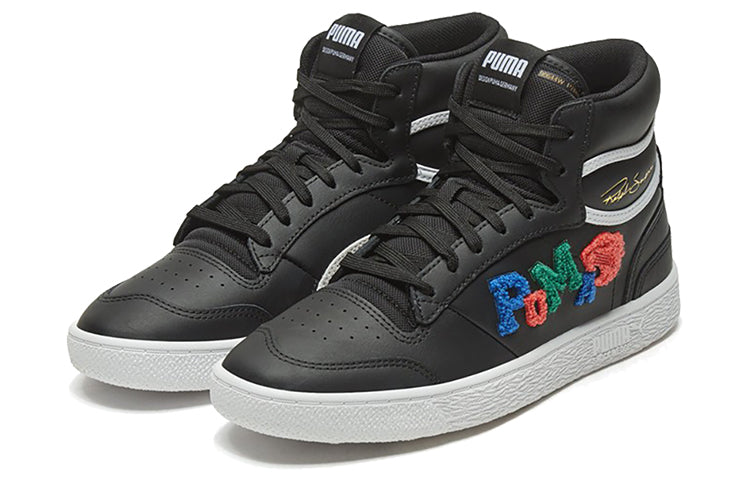 PUMA Ralph Sampson Mid 'Badges - Black Grey' 371769-02